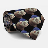 フェレット着用帽子 ネクタイ (ロール)