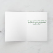 フェレット聖パトリックの日の幸運 シーズンカード (内部)