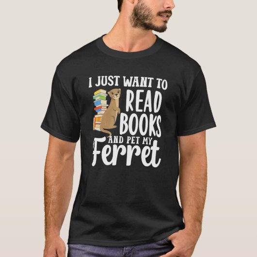 フェレット読マー Tシャツ (正面)