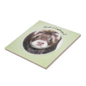 フェレット顔得チキン？ タイル (側面)