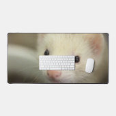 フェレット顔 デスクマット (キーボード&マウス)