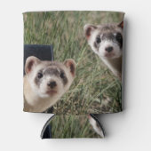 フェレット2つ 缶クーラー (正面)