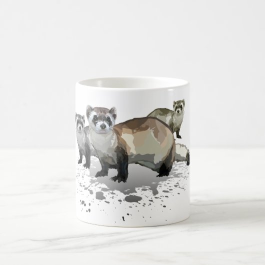 フェレット2 コーヒーマグカップ (中央)