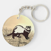 フェレット キーホルダー (裏面)