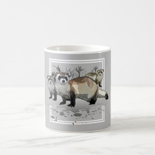 フェレット コーヒーマグカップ (中央)