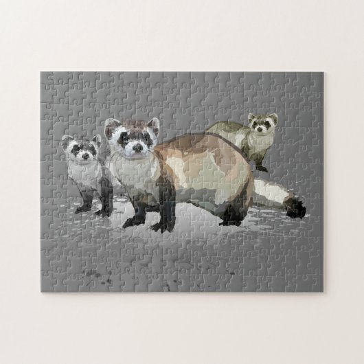 フェレット ジグソーパズル (横)