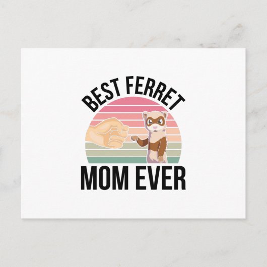 フェレット ポストカード (正面)