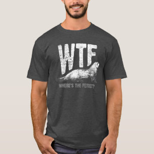 フェレット 動物 ギフト ヴィンテージ Tシャツ