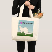 フェレット(Al Pineau) ラージトートバッグ (正面(商品))