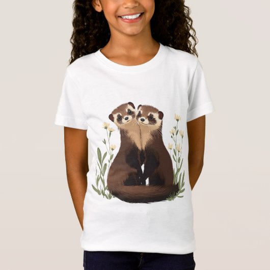 フェレット Tシャツ (正面)