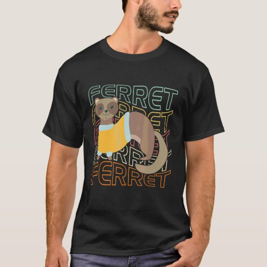 フェレット Tシャツ (正面)