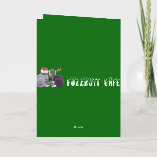 フェレメリーティクリスマスカー空白のド シーズンカード (裏面)