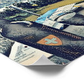 フェレンゼススイスベルンカントンアルプスマウンテン ポスター (角)