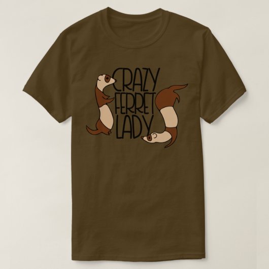 フェレ熱狂するレットLady2 Tシャツ (デザイン正面)