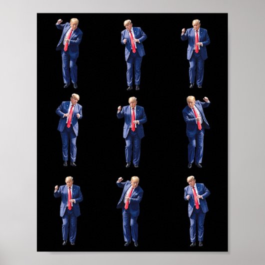 フェロおもしろいン投票トランプのようなトランプのダンス踊り ポスター (正面)