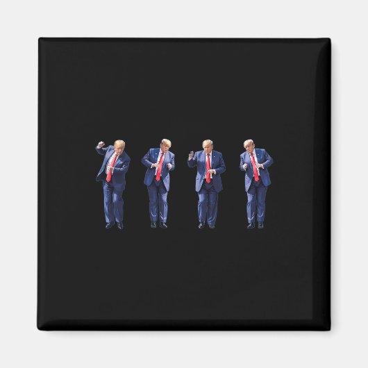 フェロおもしろいン投票トランプのようなトランプのダンス踊り マグネット (正面)