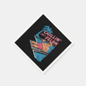 フェロンおもしろいトランプのようなトランプのチリン2024 スタンダードカクテルナプキン (角)