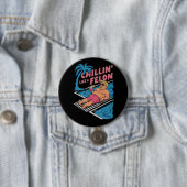 フェロンおもしろいトランプのようなトランプのチリン2024 缶バッジ (インサイチュ)