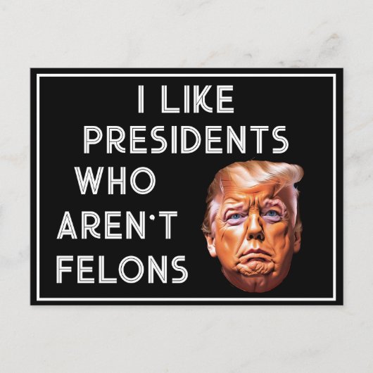 フェロンではない大統領のように ポストカード (正面)