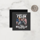 フェロンとヒルビリー・トランプ・ヴァンスを連れて行く ノートカード (正面/裏面インサイチュ)
