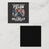 フェロンとヒルビリー・トランプ・ヴァンスを連れて行く ノートカード (正面/裏面)