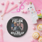 フェロンとヒルビリー・トランプ・ヴァンスを連れて行く ペーパープレート (パーティー)