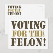 フェロンの投票！ ポストカード (正面/裏面)