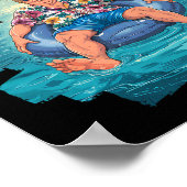 フェロンサマーレトロプールフロートのようなトランプチリン ポスター (角)