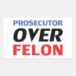 フェロンタイポグラフィ赤白青 長方形シール