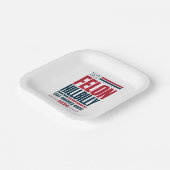 フェロンヒルビリー2024トランプVance 2024選挙 ペーパープレート (傾斜あり)