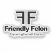 フェロンフレンドリーがセカンドチャンス・ステッカーをサポート シール (正面)