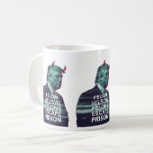 フェロン救済ズの邪悪なトランプの輝き芸術 コーヒーマグカップ (正面左)