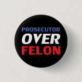 フェロン赤白青モダン黒検事 缶バッジ (正面)