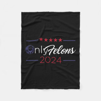 フェロン2024アメリカ国旗のトランプ大統領引用文 フリースブランケット