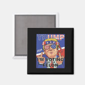 フェロン・トランプ2024フェロンの投票 マグネット (正面/裏面)