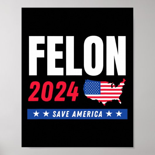 フェロン・トランプ2024救年アメリカ選挙日 ポスター (正面)