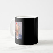 フェロン・ドナルド・トランプ有罪が彼をトランプ刑務所に監禁する コーヒーマグカップ (正面左)