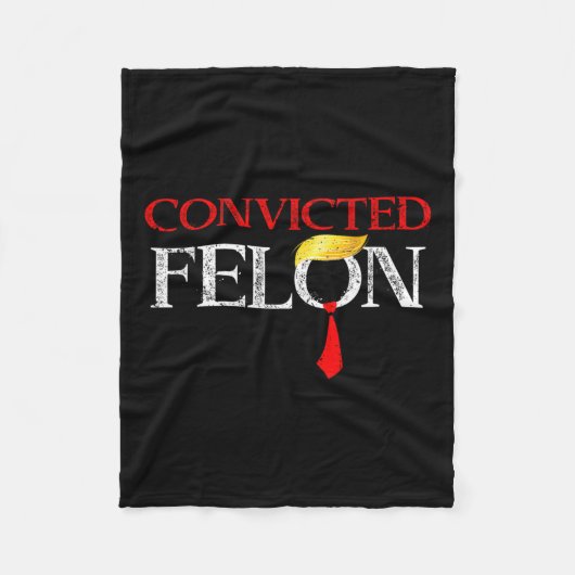 フェロン・ドナルド・トランプ有罪が彼をトランプ刑務所に監禁する フリースブランケット (正面)