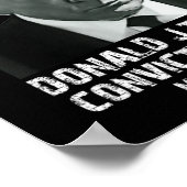 フェロン・ドナルド・トランプ有罪が彼をトランプ刑務所に監禁する ポスター (角)