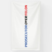 フェロン・レッド・ブルー検事モダン 横断幕 (縦)