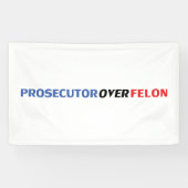 フェロン・レッド・ブルー検事モダン 横断幕 (横)