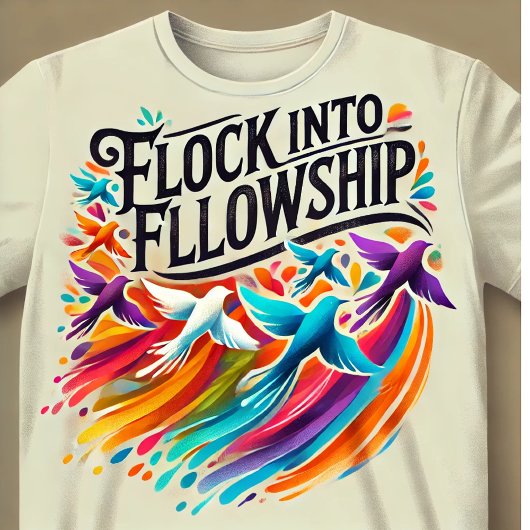 「フェローシップ数々のカラーTシャツに群がる Tシャツ