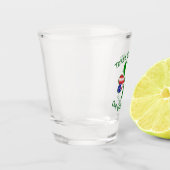 フェロー島出身のアイルランド系アメリカ人 フラッグ シャムロック ショットグラス (左)