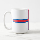 フェロー諸島の国旗 コーヒーマグカップ (左)