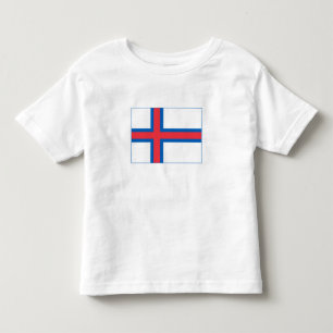 フェロー諸島の旗 トドラーTシャツ