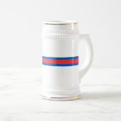 フェロー諸島の旗 ビールジョッキ (正面右)