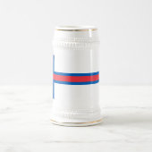 フェロー諸島の旗 ビールジョッキ (中央)