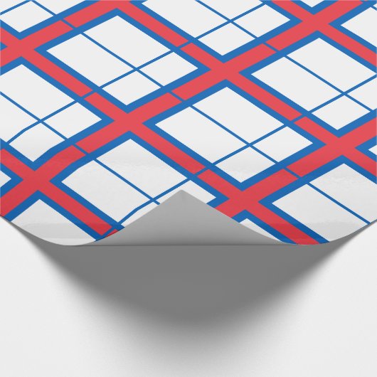 フェロー諸島の旗 ラッピングペーパー (角)