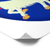 フェロー諸島の紋章（デンマーク） ポスター (角)