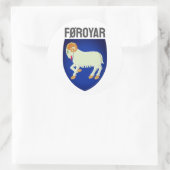 フェロー諸島の紋章(デンマーク) ラウンドシール (バッグ)